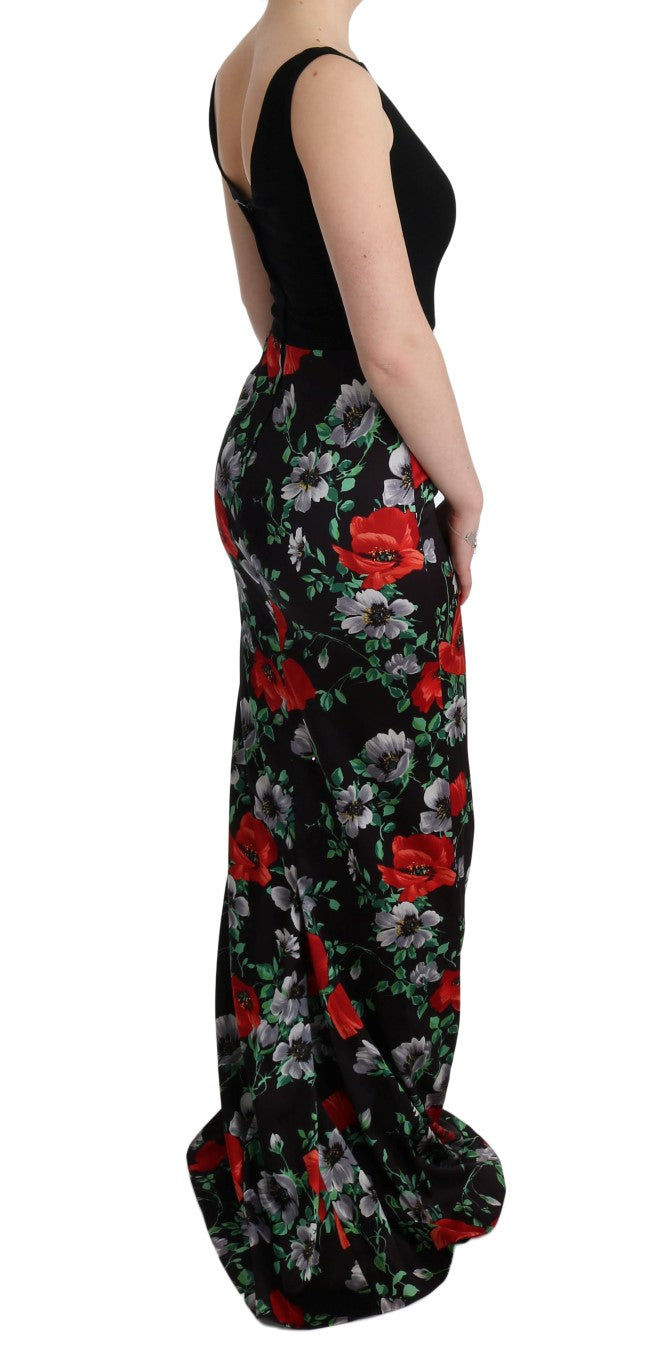 Elegantes Etuikleid mit Blumenmuster