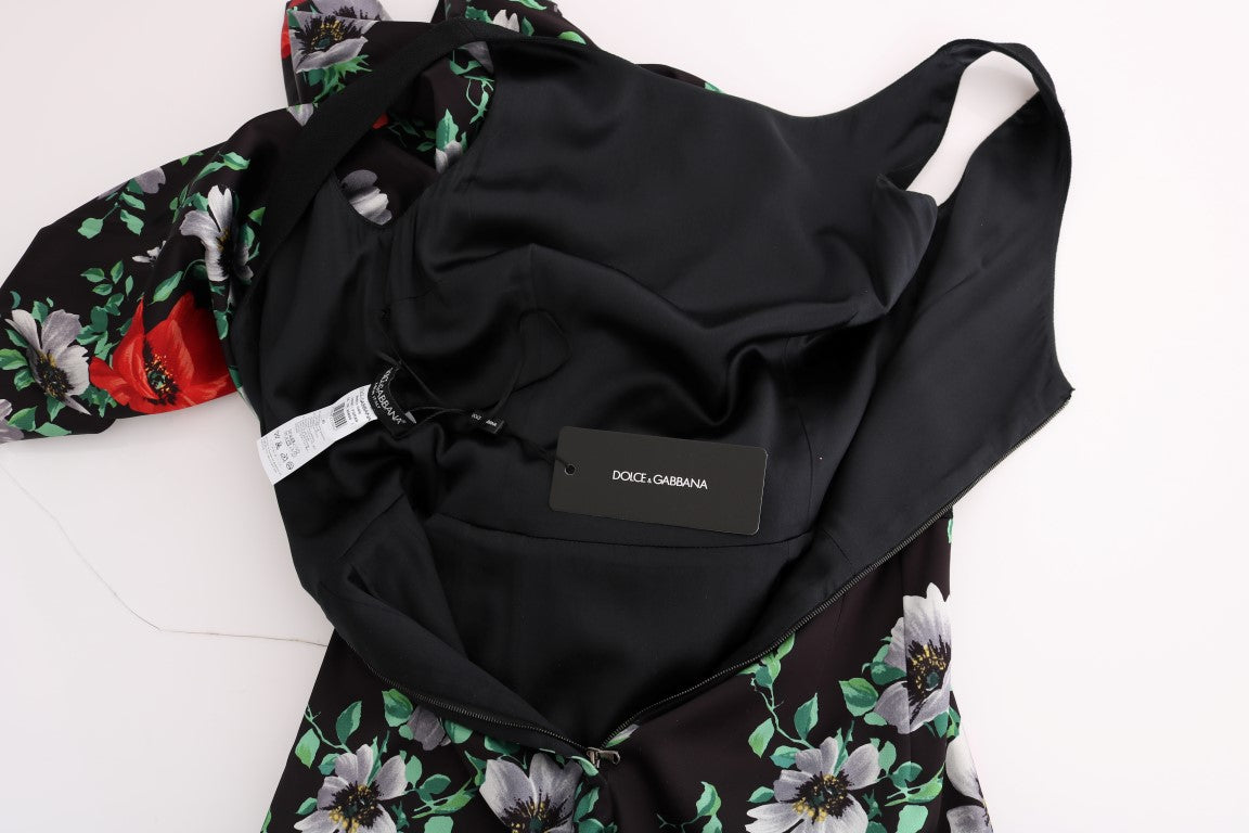 Elegantes Etuikleid mit Blumenmuster