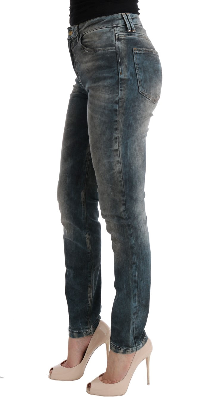 Schicke Slim Fit-Jeans in verwaschenem Blau