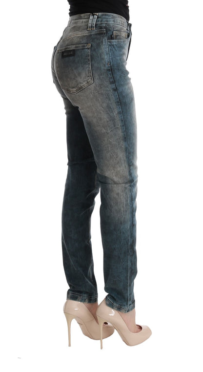 Schicke Slim Fit-Jeans in verwaschenem Blau
