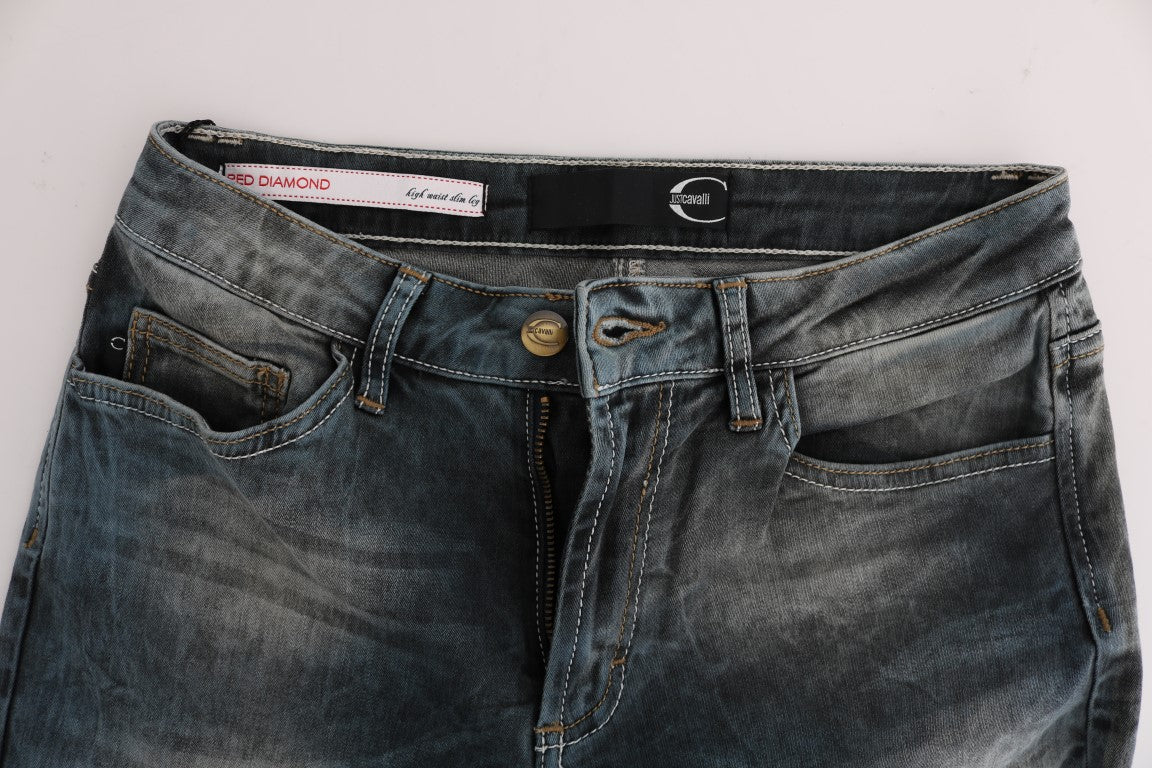 Schicke Slim Fit-Jeans in verwaschenem Blau