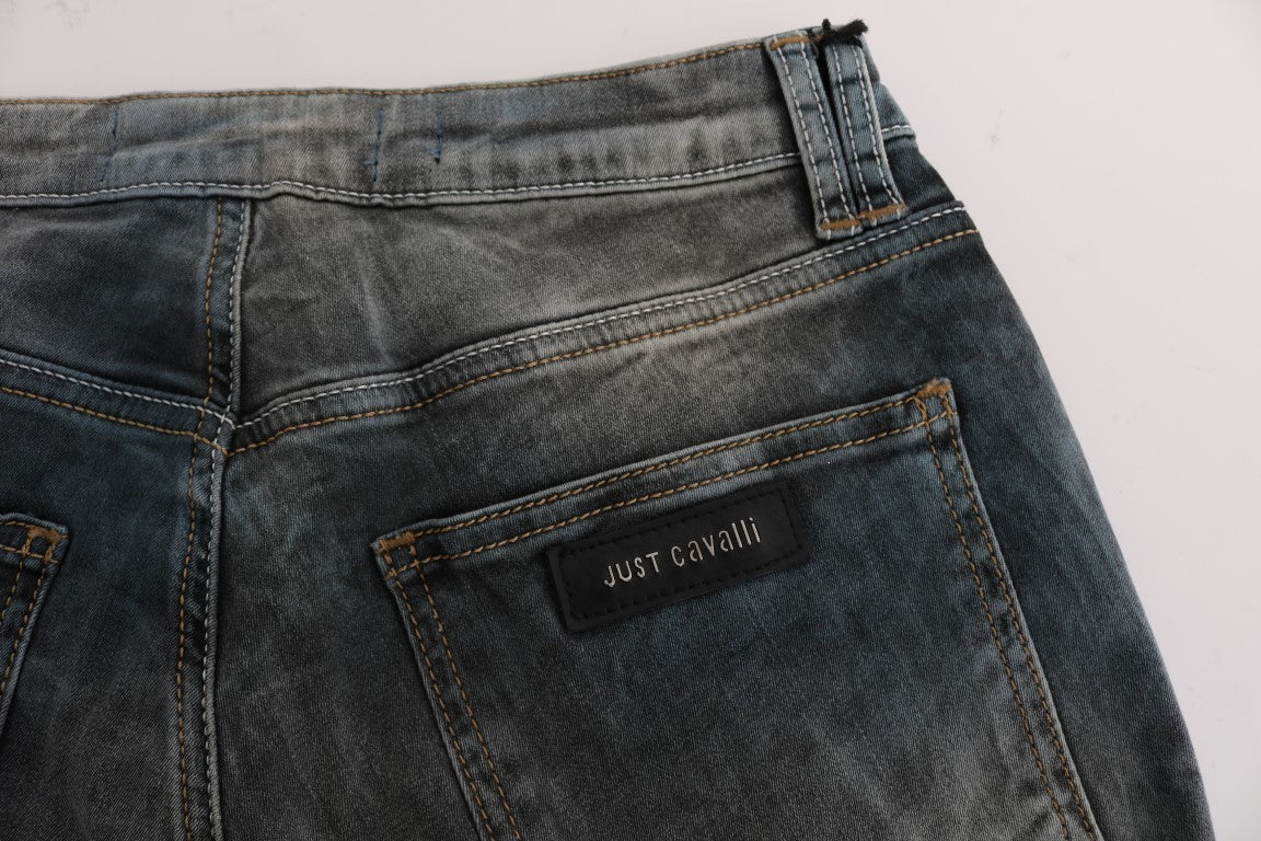 Schicke Slim Fit-Jeans in verwaschenem Blau