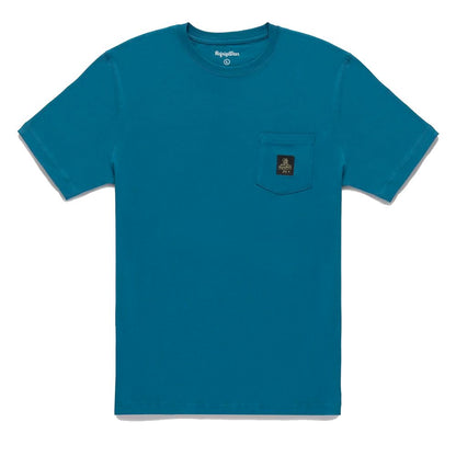 Light Blue Cotton Men T-Shirt