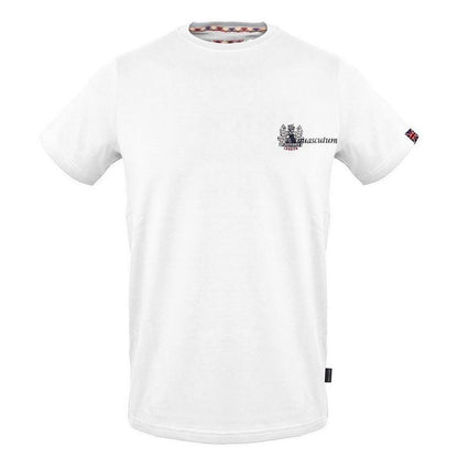 White Cotton Men's T-Shirt