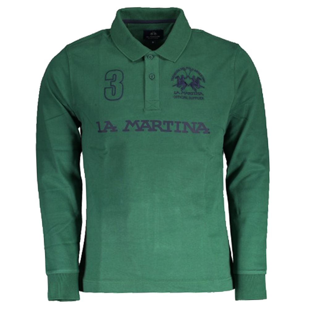 Elegantes Langarm-Jersey-Polo