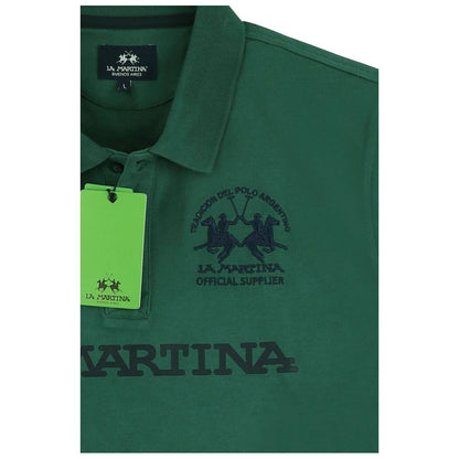 Elegantes Langarm-Jersey-Polo