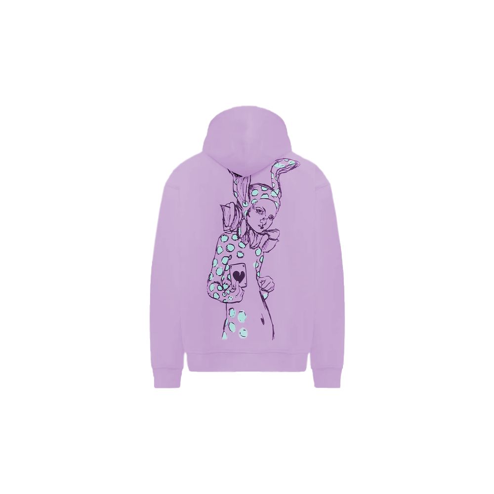 Purple Cotton Men Sweatshirt