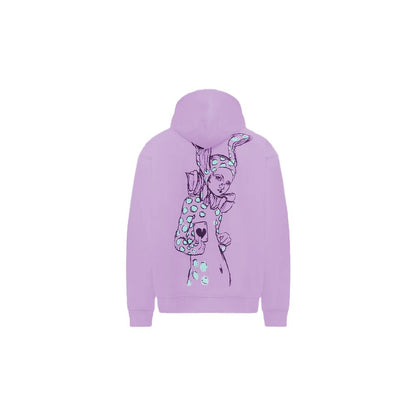 Purple Cotton Men Sweatshirt
