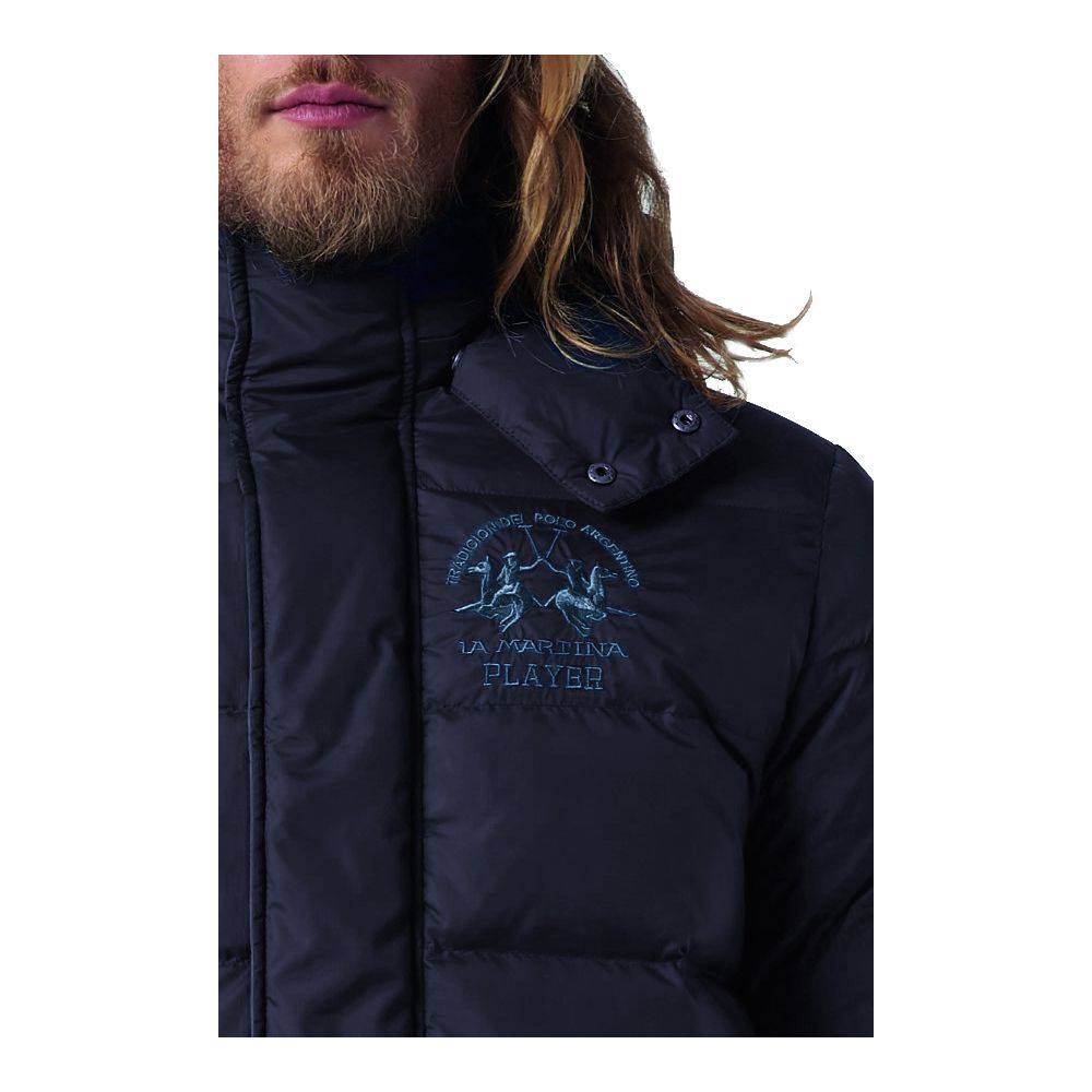 Blue Nylon Men's Sport Jacket