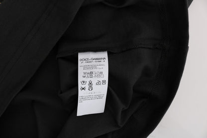 Elegantes graues Baumwoll-T-Shirt mit exklusivem Druck