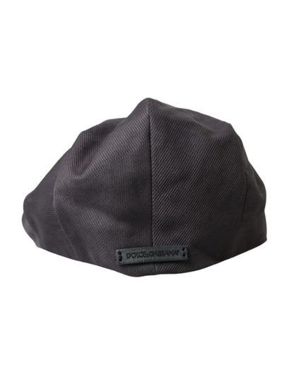 Graue Baumwolltuch Newsboy Mütze Herren