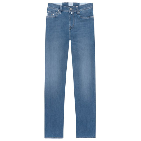 Light Blue Cotton Men Jeans