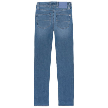 Light Blue Cotton Men Jeans