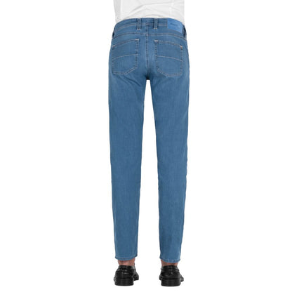 Light Blue Cotton Men Jeans