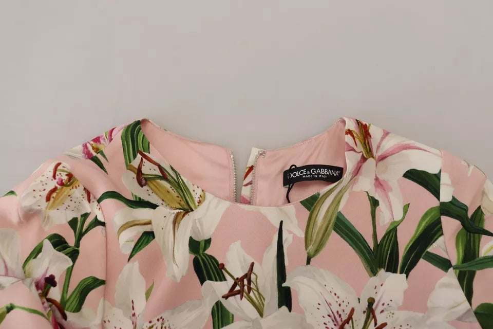 Pink Lily – Knielanges Etuikleid aus Viskose