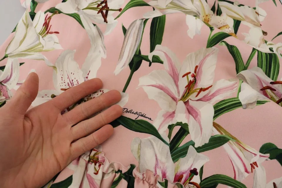 Pink Lily – Knielanges Etuikleid aus Viskose