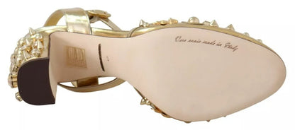 Vally Slingback-Sandalen mit goldenen Nieten