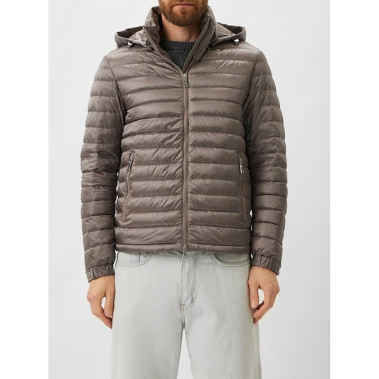 Graue Polyamidjacke