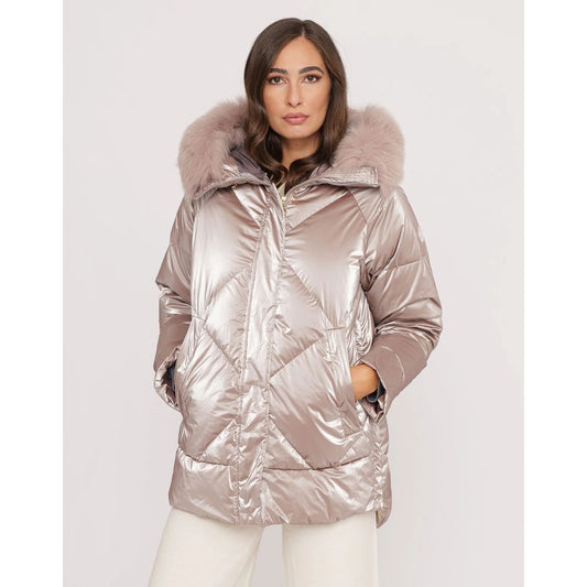 Rosa Polyester Jacken &amp; Mantel