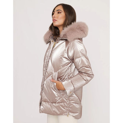 Rosa Polyester Jacken &amp; Mantel