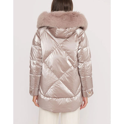 Rosa Polyester Jacken &amp; Mantel