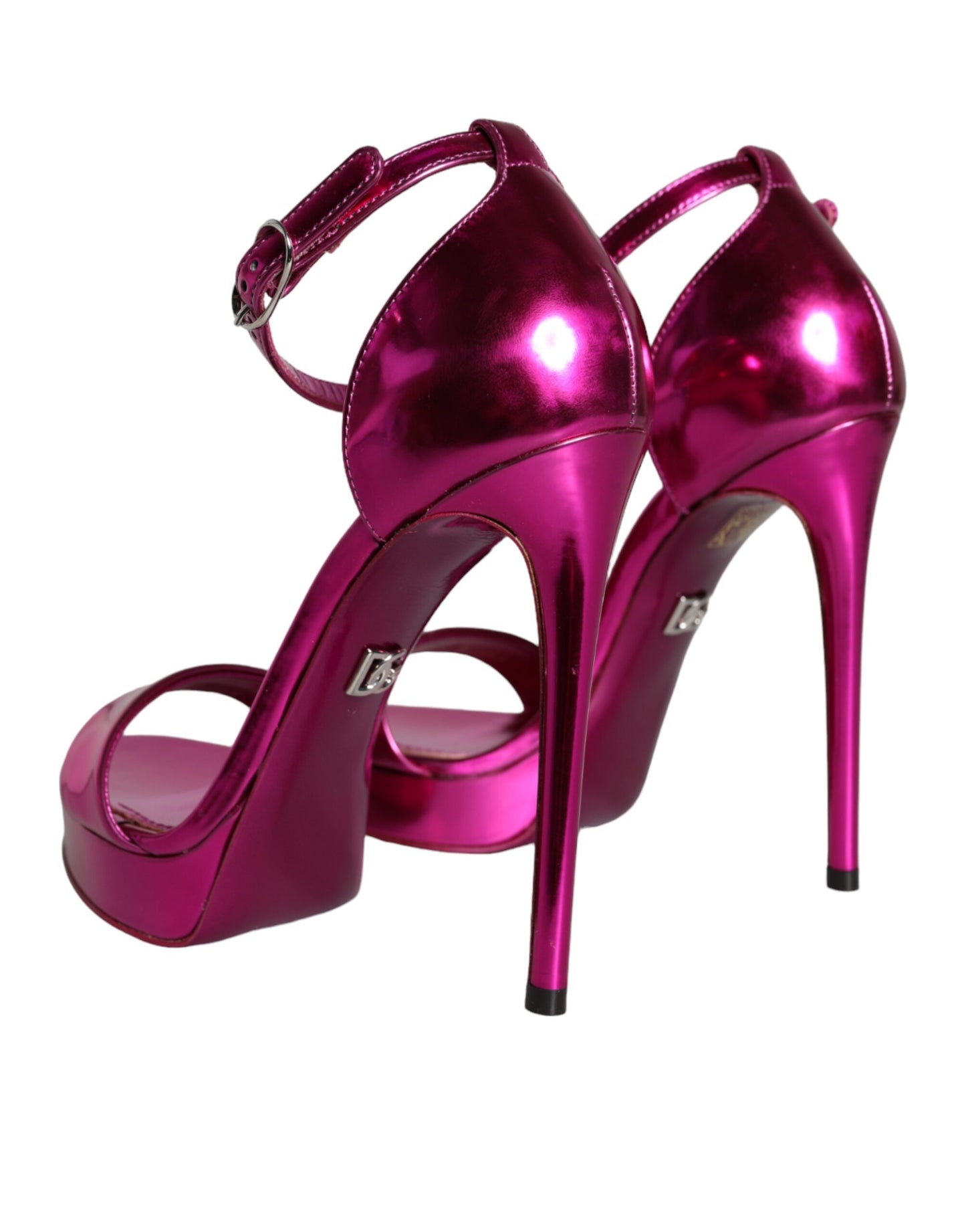 Fuchsia KEIRA Heels Sandalen mit Knöchelriemen