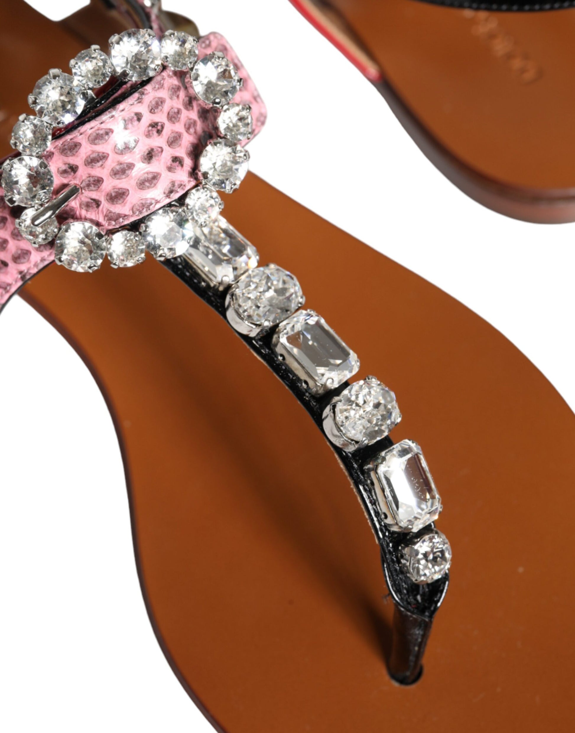 Mehrfarbige Kristallsandalen Flip-Flops Schuhe