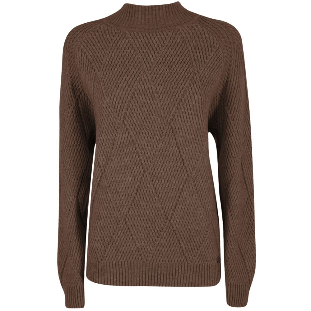 Brauner Pullover aus Acryl
