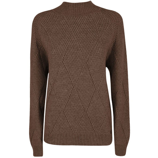 Brauner Pullover aus Acryl