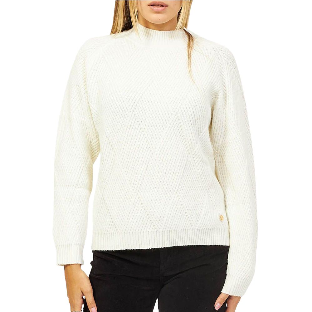 Weißer Pullover aus Acryl
