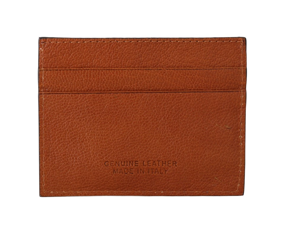 Elegante Herren Leder Geldbörse in Braun