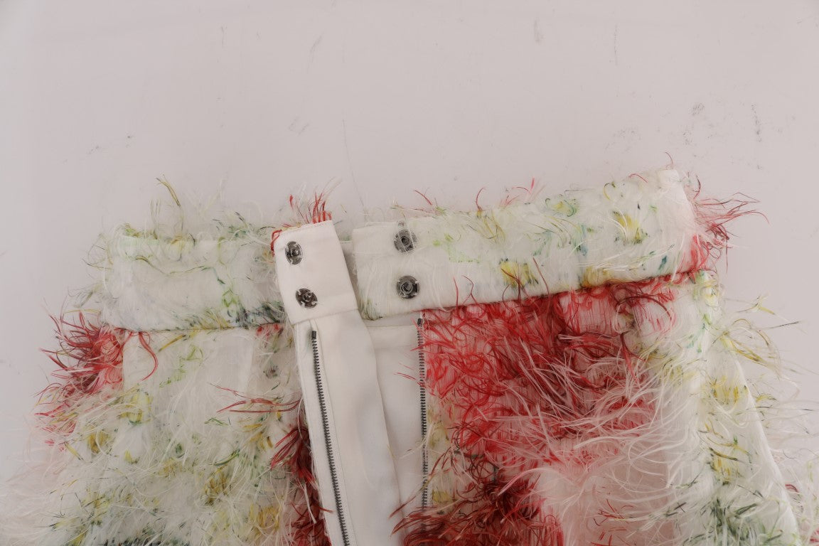 Eleganter Bleistiftrock mit Blumenmuster und hoher Taille