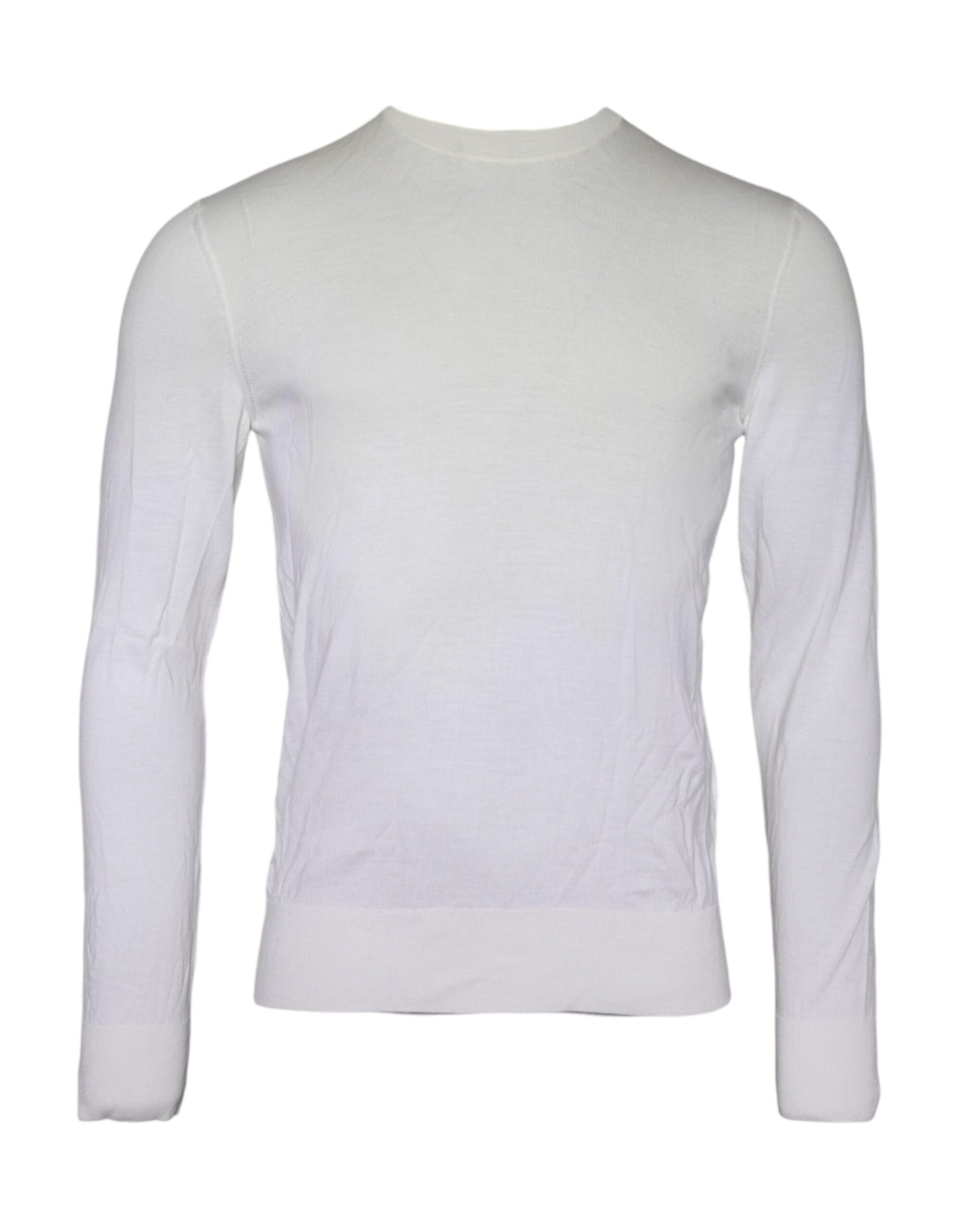 Pullover mit Rollkragen aus Wolle in gebrochenem Weiß