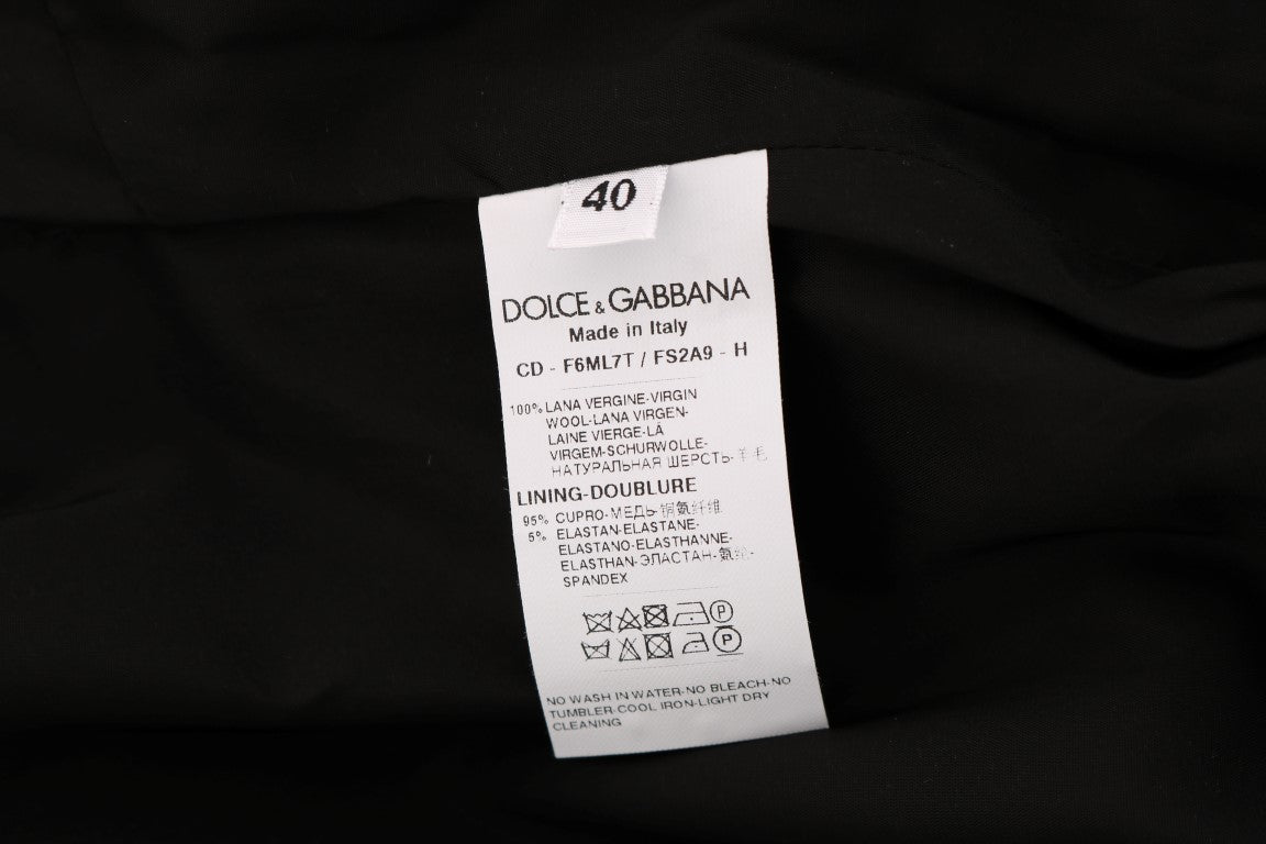 Schickes gepunktetes Wollkleid