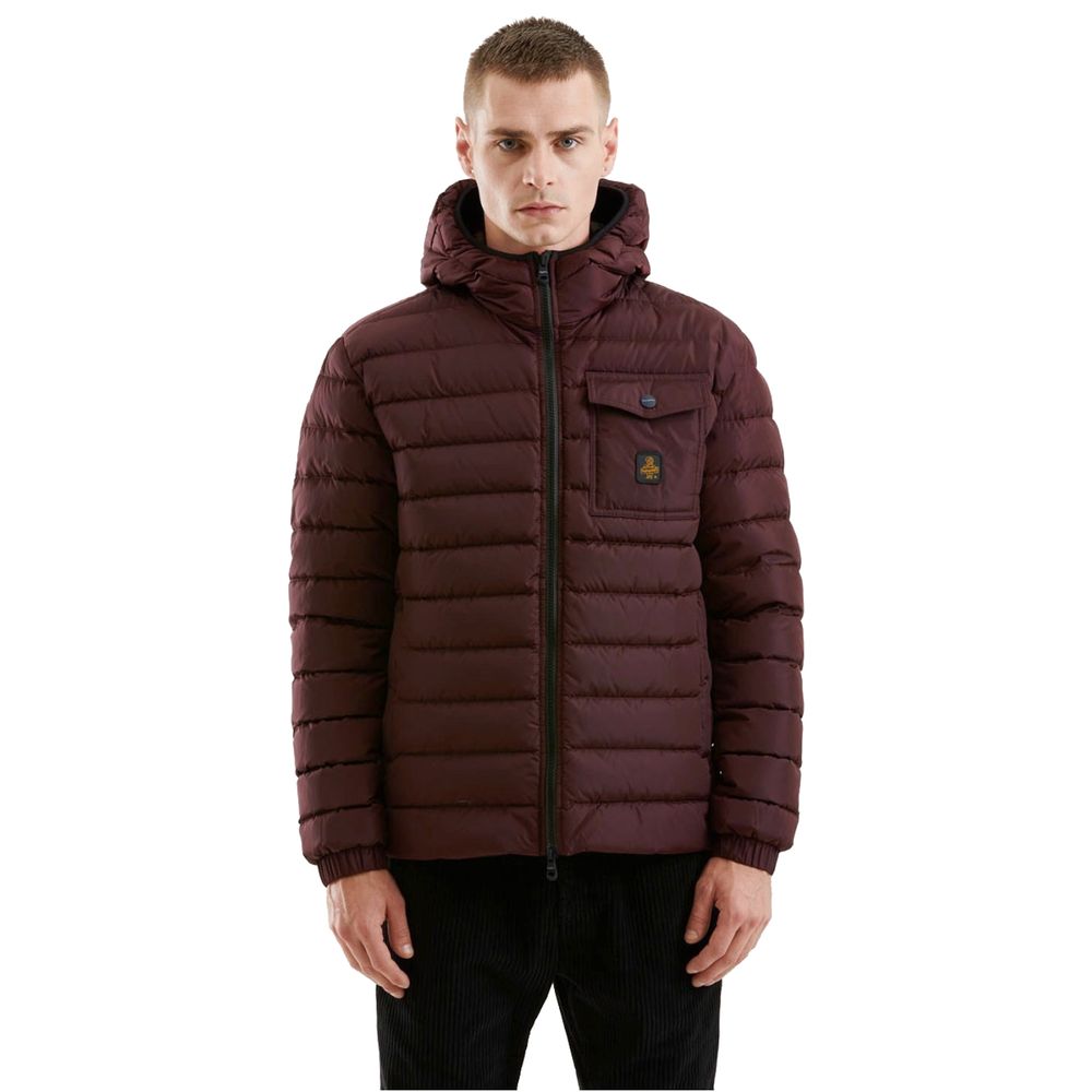 Red Nylon Mens Jacket