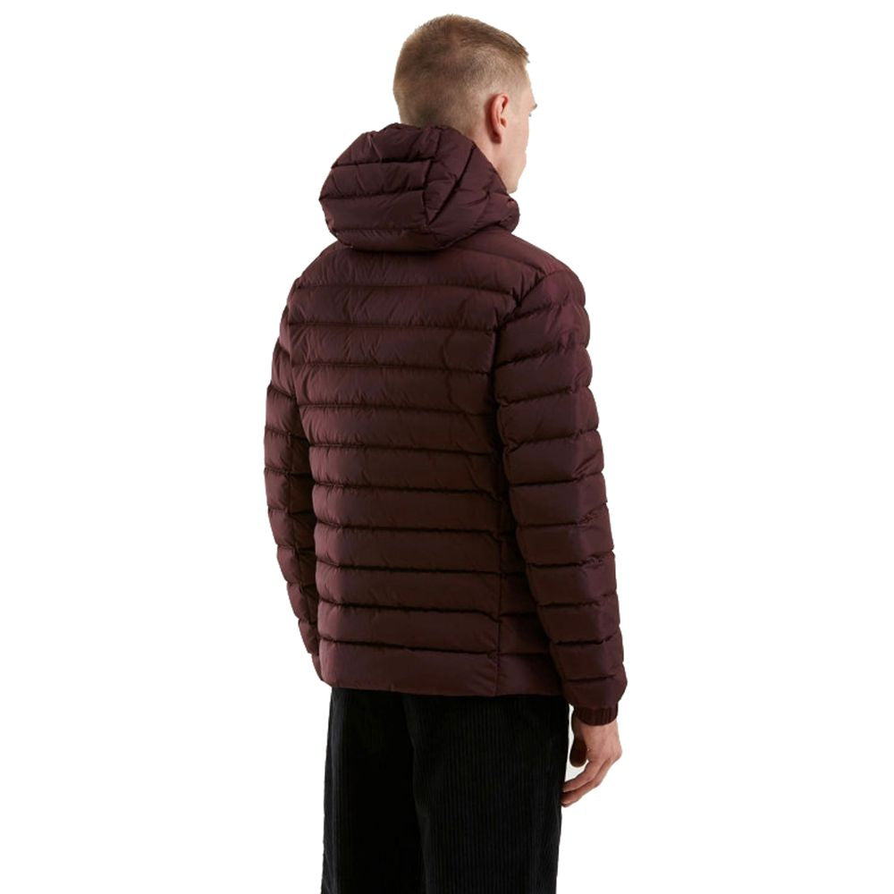 Red Nylon Mens Jacket