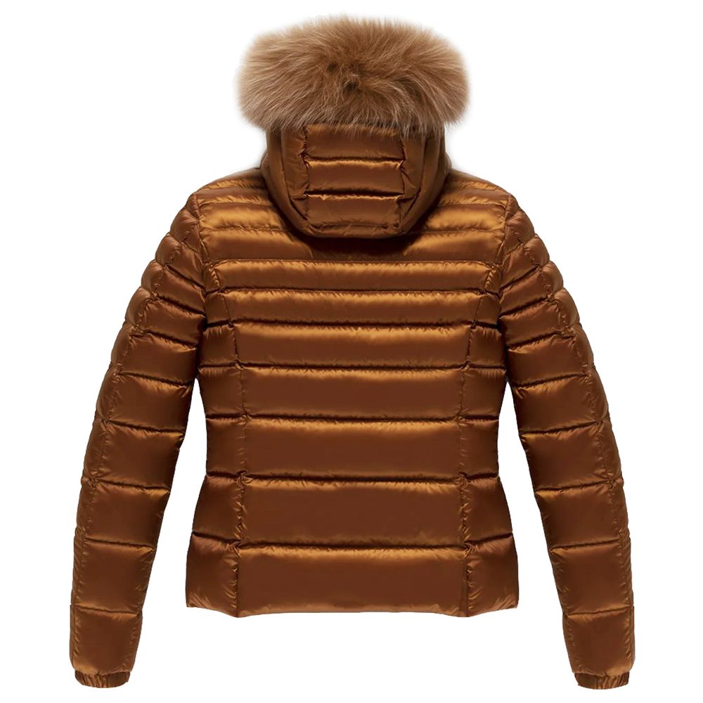 Orange Nylon Women's Jacket