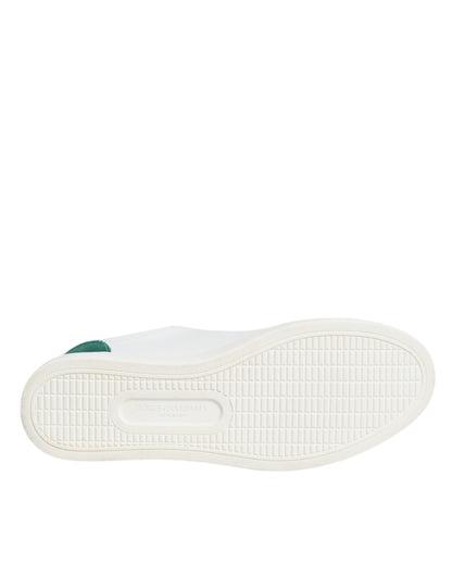 Weiße Sneakers aus London-Kalbsleder