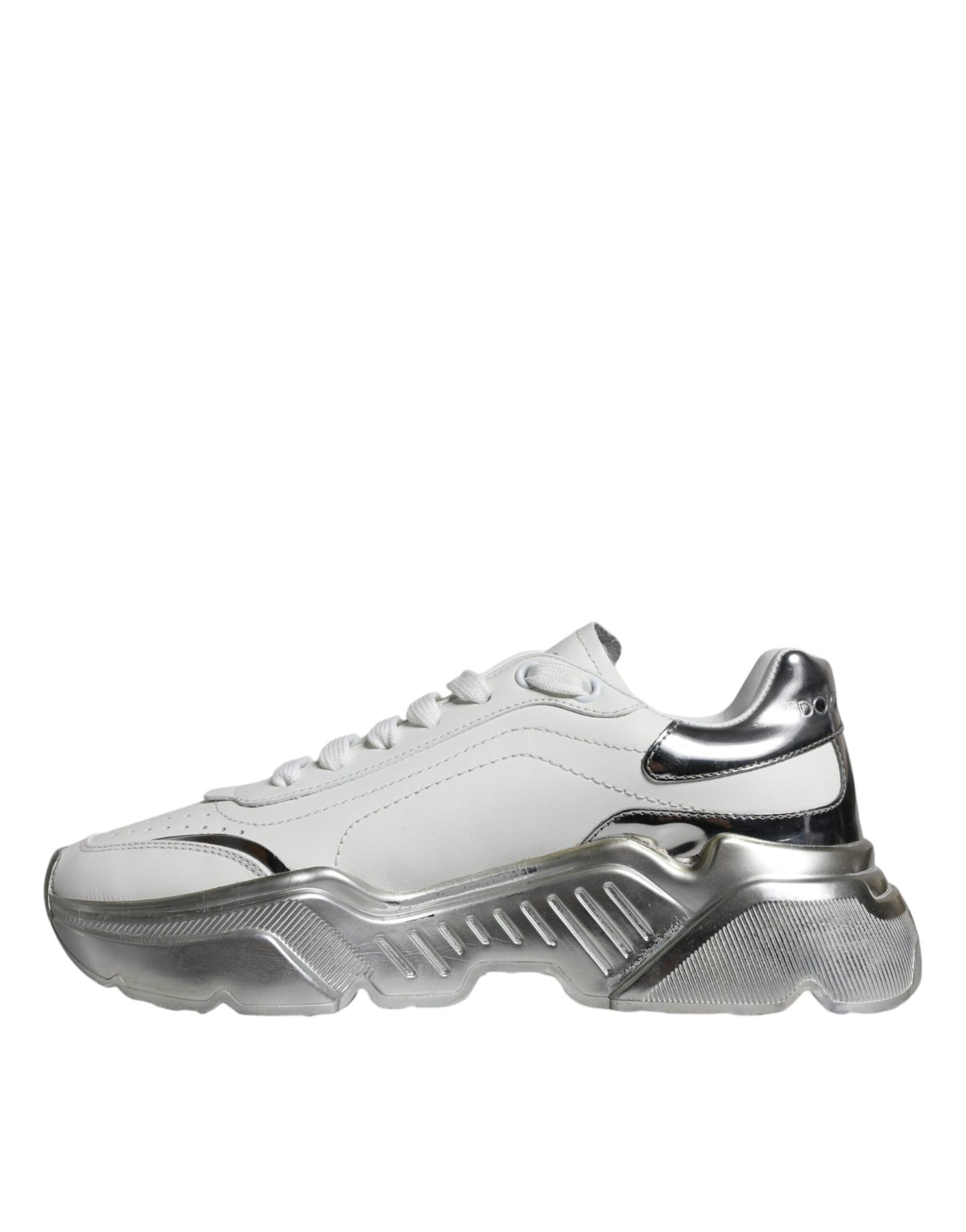 Silber-weiße Daymaster Low Top Sneakers Schuhe