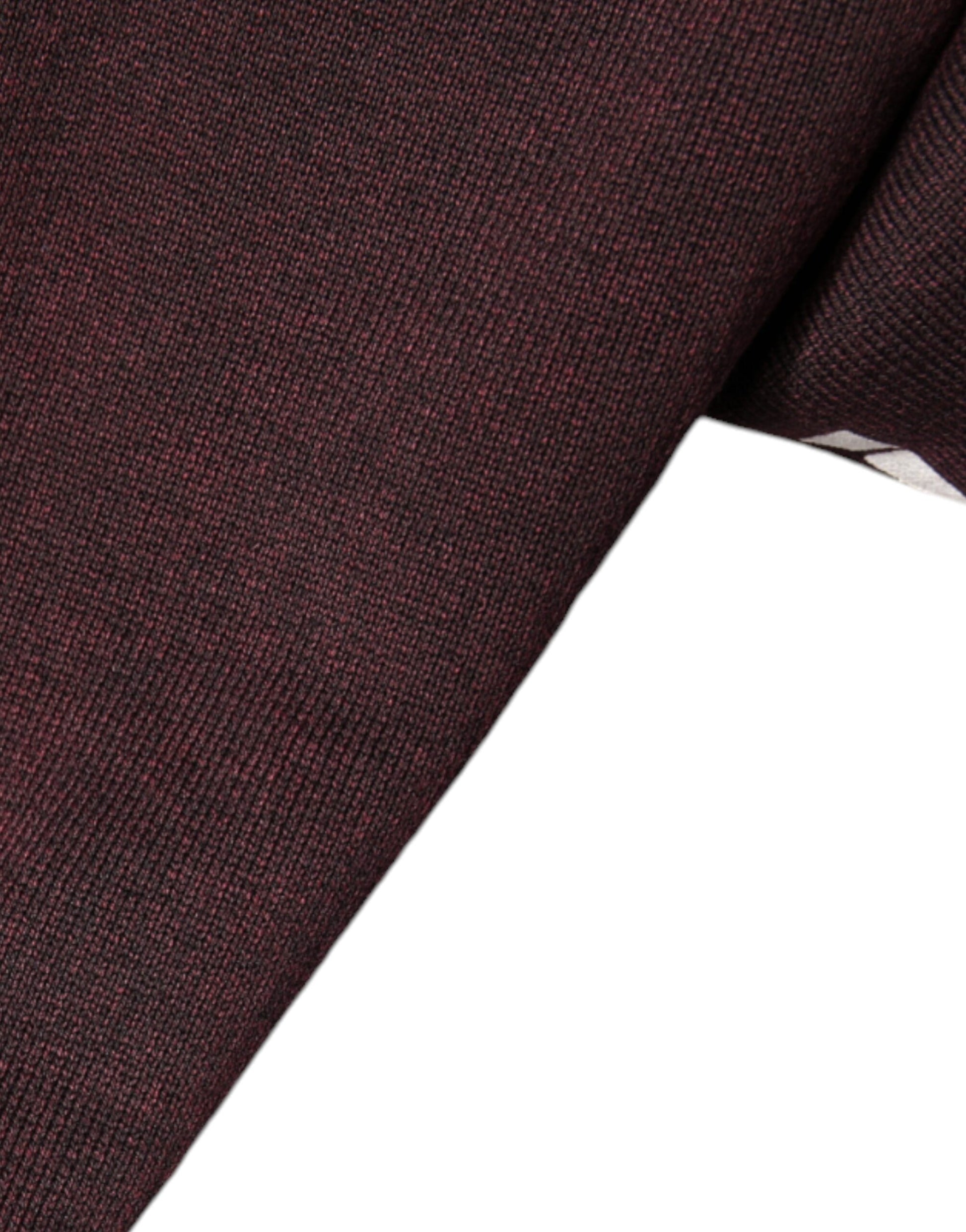 Kastanienbraunes Sweatshirt mit Rundhalsausschnitt und Logo für Herren