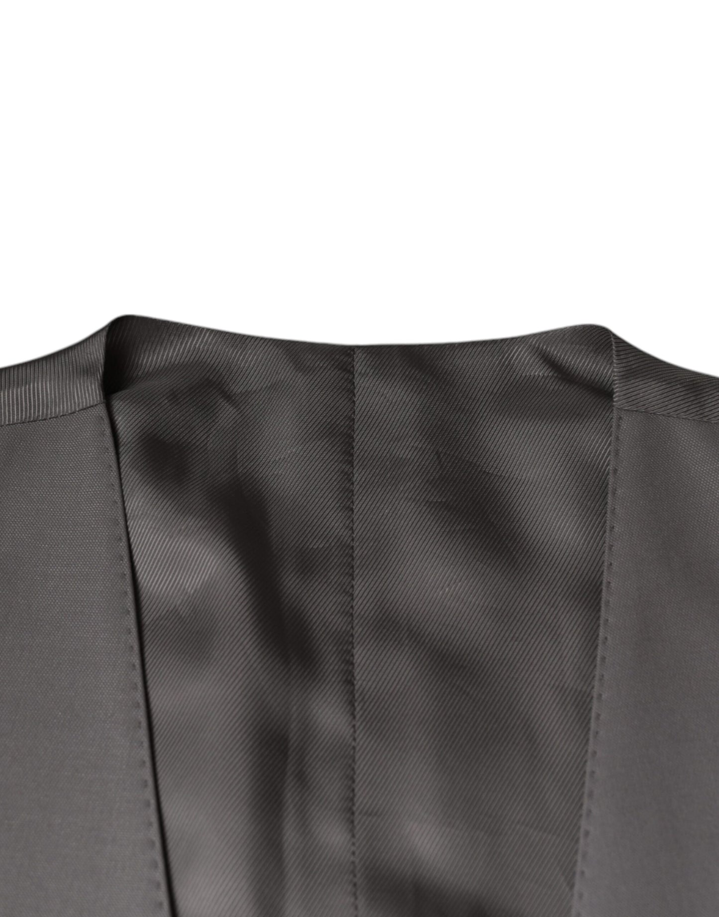 Hellgraue Weste aus Wolle für formelle Anlässe