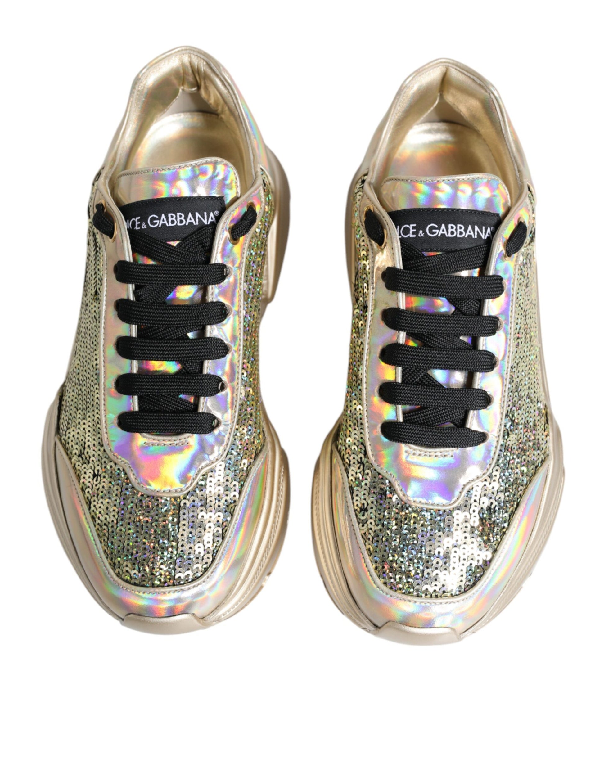Schillernde Daymaster Sneakers mit goldenen Pailletten