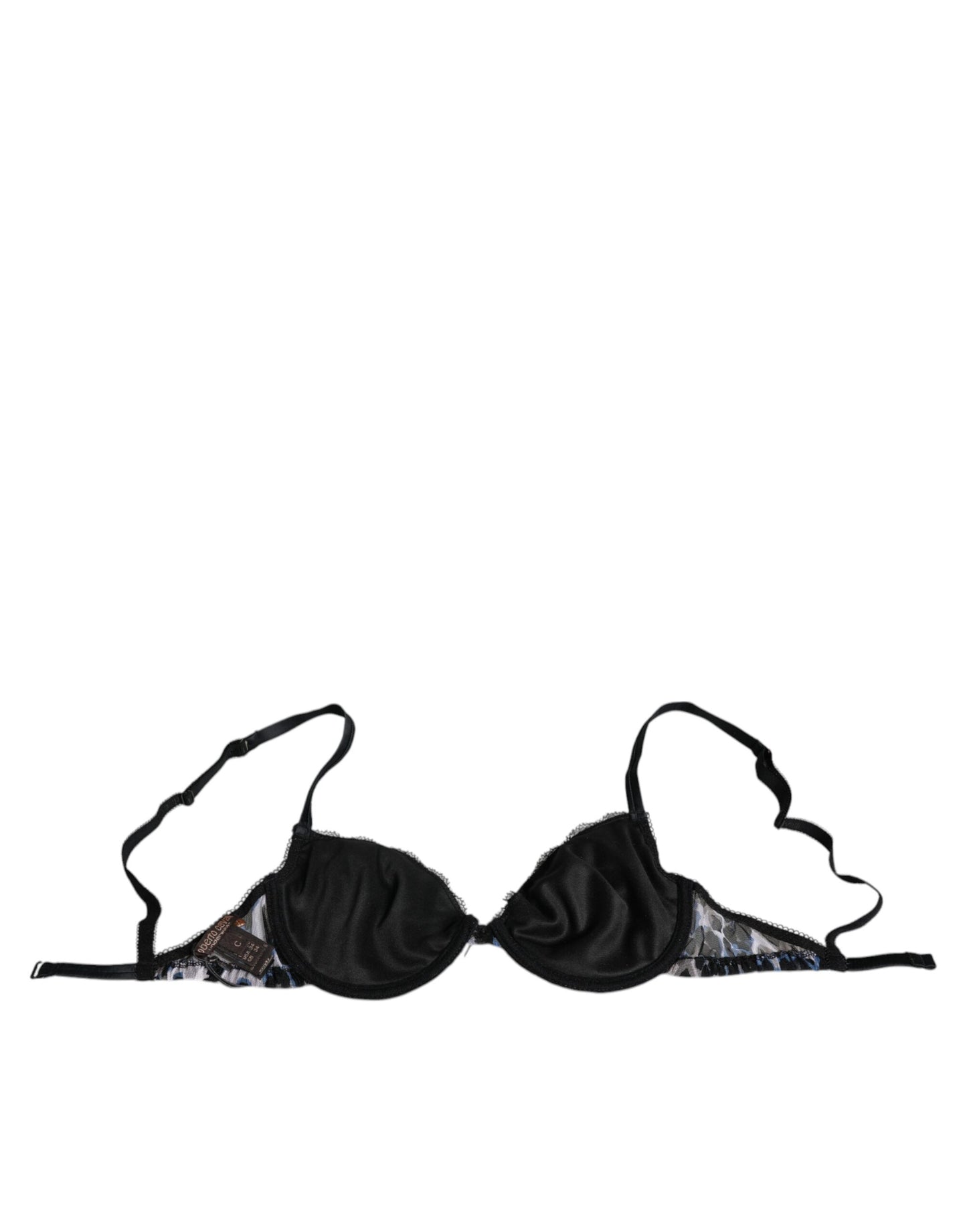 Weißer Push-Up-BH mit Leopardenmuster von Reggiseno