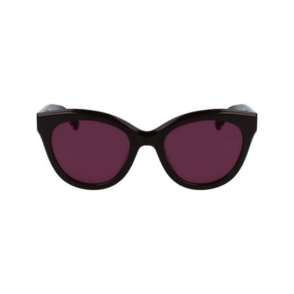 Lila Sonnenbrille aus Acetat