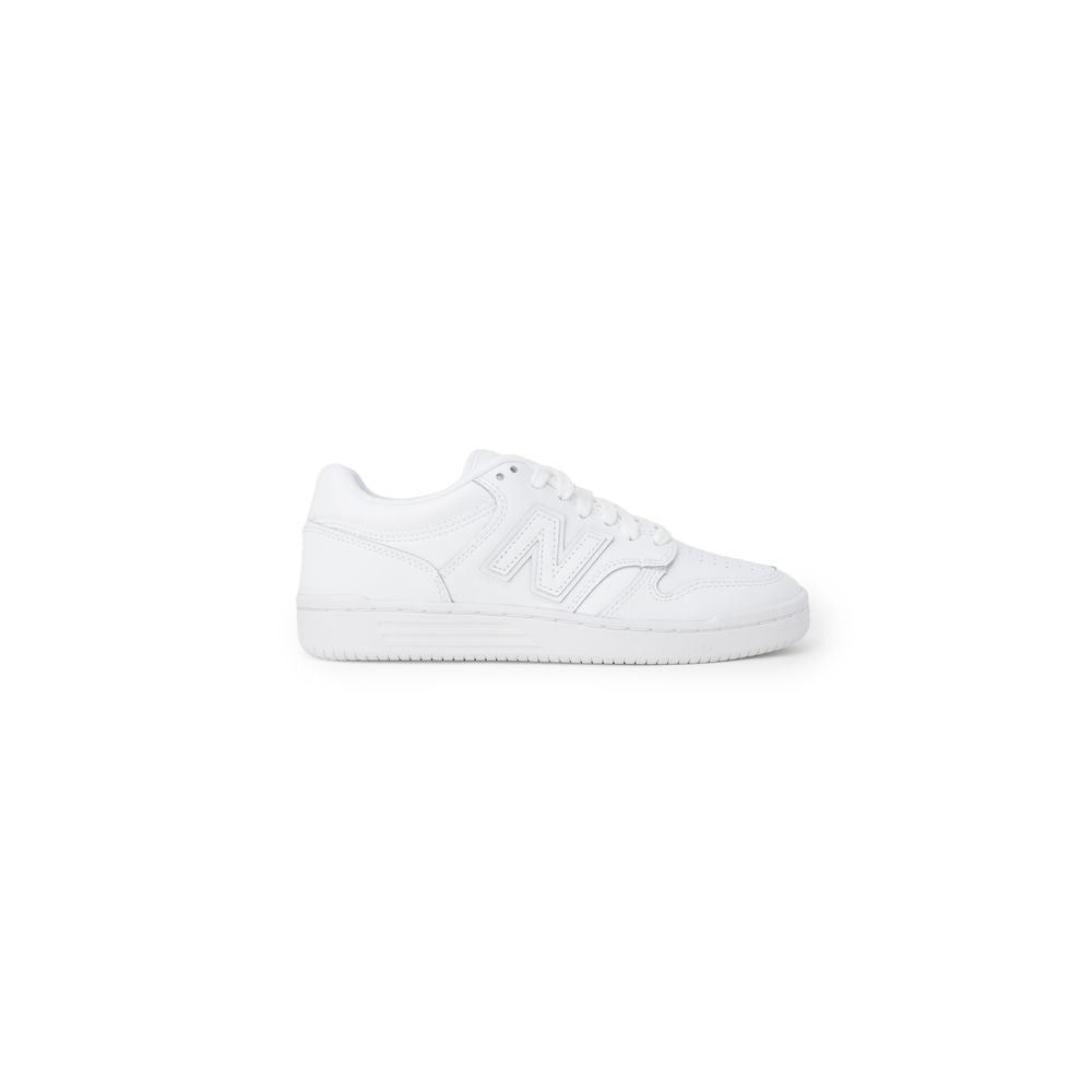 White Artificial Leather Sneaker