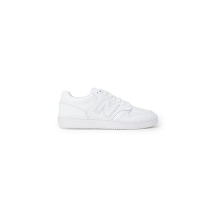 White Artificial Leather Sneaker