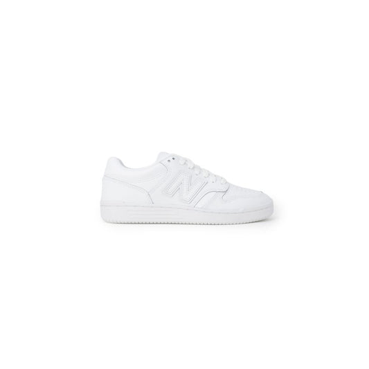 White Artificial Leather Sneaker
