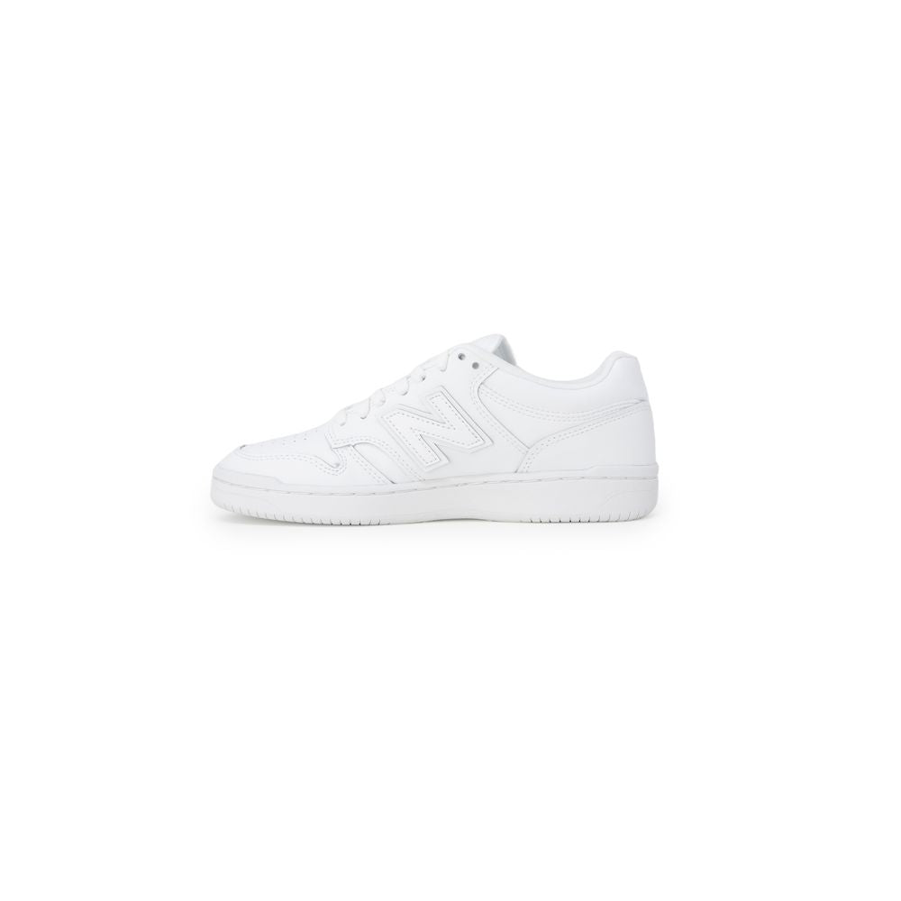 White Artificial Leather Sneaker