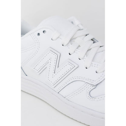White Artificial Leather Sneaker