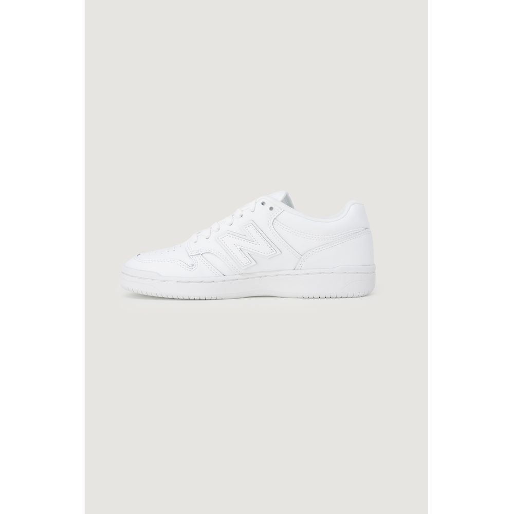 White Artificial Leather Sneaker